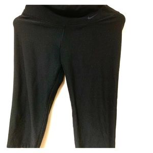 Nike DRI-FIT Cropped Leggings Black Size XS
